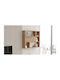 Ράφι Τοίχου Light Light Walnut 90.1x22x81εκ.