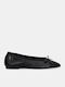 Leather Ballerinas Black