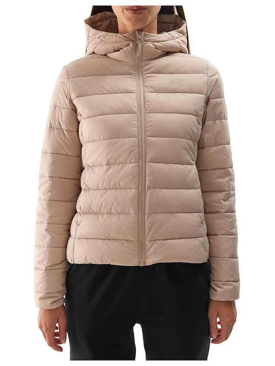 4F Kurz Damen Puffer Jacke Wasserdicht für Wint...