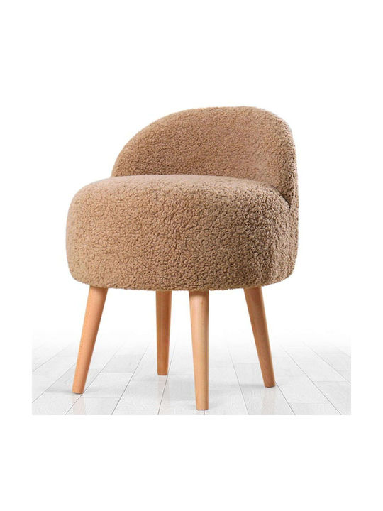 Rufmee Bouclé Hocker 209flf1154 48x42x47cm Kaff...