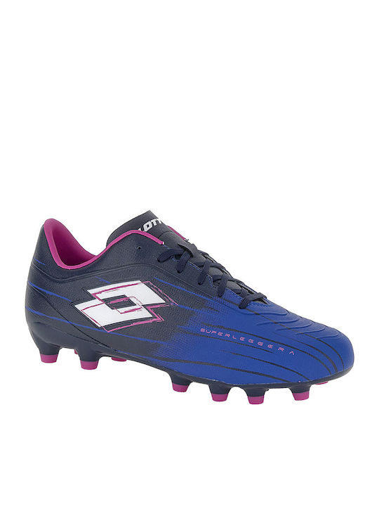 Lotto Solista 700 Ix Ghete Fotbal Cu Crampoane FG Albastre
