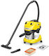 Karcher WD 4-18 S Dual V-20/22 Rechargeable Vacuum Wet / Dry Without Charger and Battery with Stainless Bin 20lt