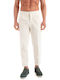 Pantaloni Elastic Ecru