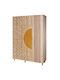 Dreifachtür Kleiderschrank Lena Multi 52x52x135cm