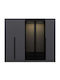 Kale Πεντάφυλλη Ντουλάπα Black-anthracite 52x52x225cm