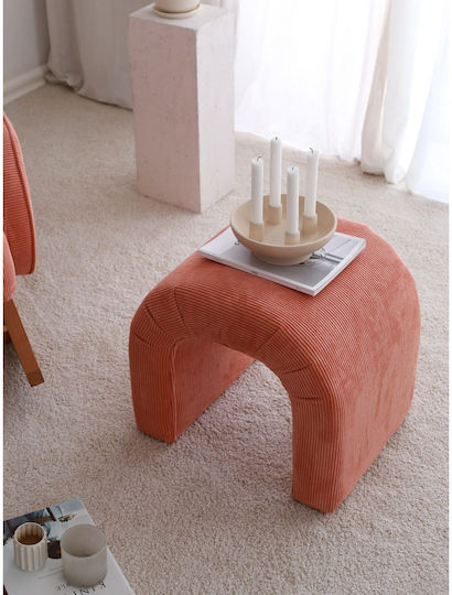 Scaune Camera de zi Tapițat cu Catifea Coral 51x46x45buc