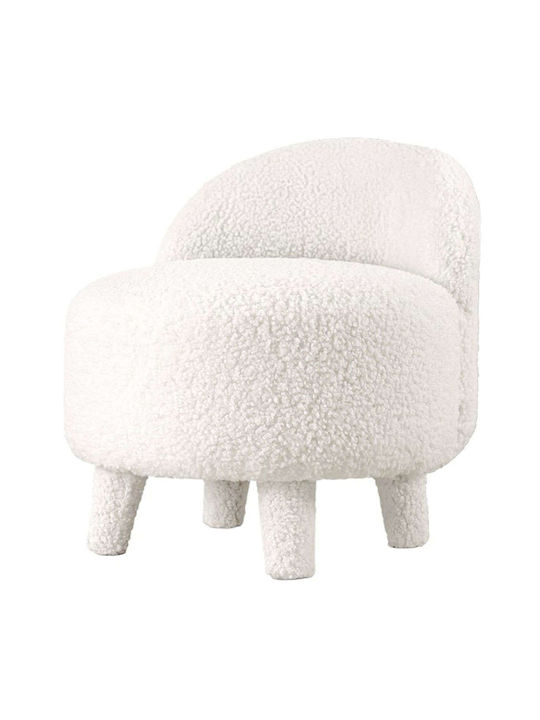 Stool For Living Room Upholstered with Fabric M...