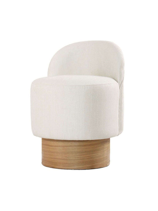 Stool For Living Room Upholstered with Fabric B...
