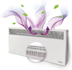 Tesy CN 051 150 EI CLOUD AS Θερμοπομπός Τοίχου 1500W με Ηλεκτρονικό Θερμοστάτη και WiFi 63.2x45.9cm Λευκός