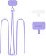 Tech-protect C5s Rope Crossbody Strap Lavender