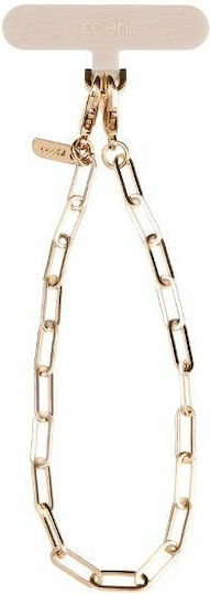 Uniq Coehl Goldilocks Handstrap Universal Cord Phone On Hand Champagne Gold