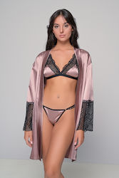 Milena by Paris Sexy Σετ Εσωρούχων Καφέ