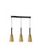 Light Prestige Pendant Light Gold with Socket E27 50x100cm