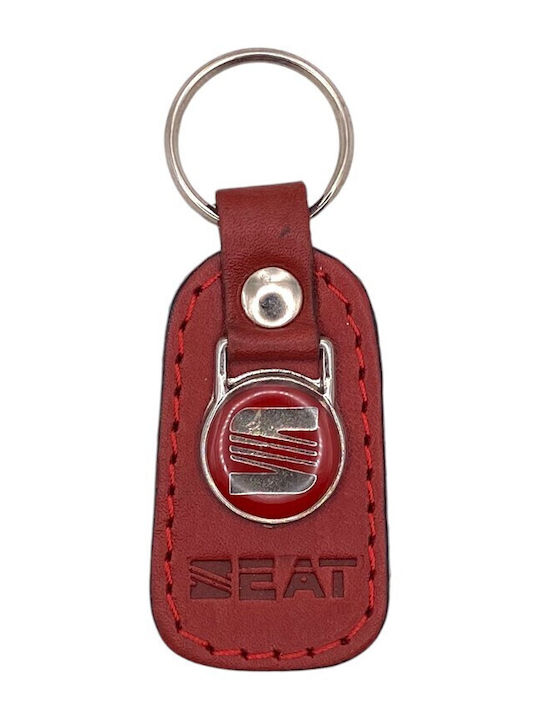 A-Lock Breloc Piele Roșu