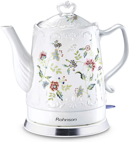 Rohnson Βραστήρας 1.5lt 1200W Λευκός