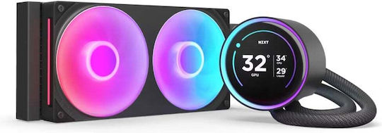 NZXT Kraken Elite 240 v2 Υδρόψυξη AIO CPU με 2 Ανεμιστήρες 120mm και RGB Φωτισμό
