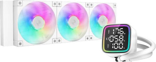Deepcool LD360 Water Cooling AIO CPU With 3 120mm Fans And White RGB Lighting