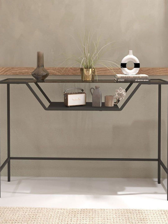 Lala Console Table Black-smoke L100xW30xH76cm