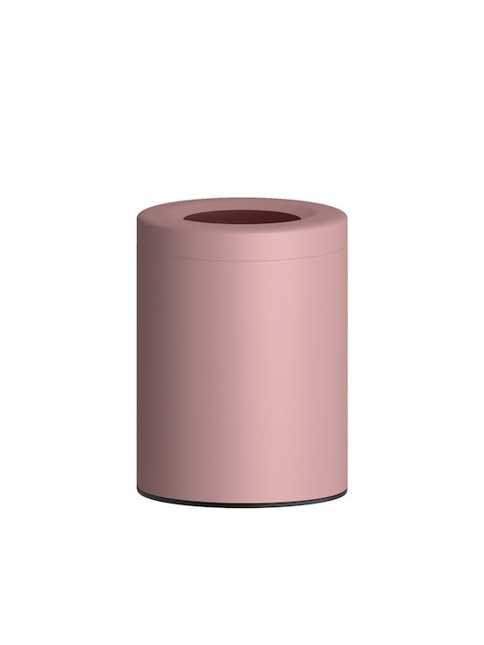 Pam & Co Πλαστικό Καλάθι Αχρήστων 12lt Ροζ 25x25x30cm