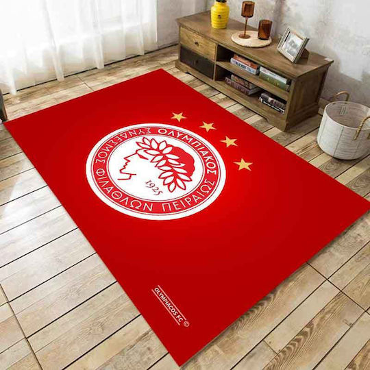 Homeone Παιδικό Χαλί Ομάδες Κόκκινο 120x160cm