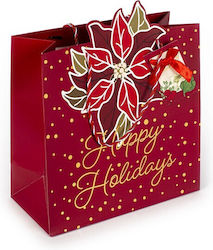 Tri-Coastal Design Happy Holidays Τσάντα Κόκκινη Tri-Coastal Design Happy Holidays Τσάντα Κόκκινη
