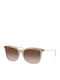 Armani Exchange Women's Sunglasses with Beige Plastic Frame and Brown Gradient Lens AX4151S 836613