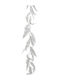 Mica Christmas Garland Silver 1pc