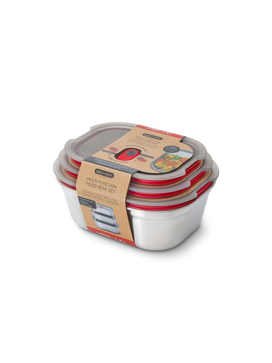 Black+Blum Inox Lunch Box Black 3pcs