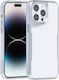 Tuniq Back Cover Silicon Argintiu (iPhone 14 Pro Max)