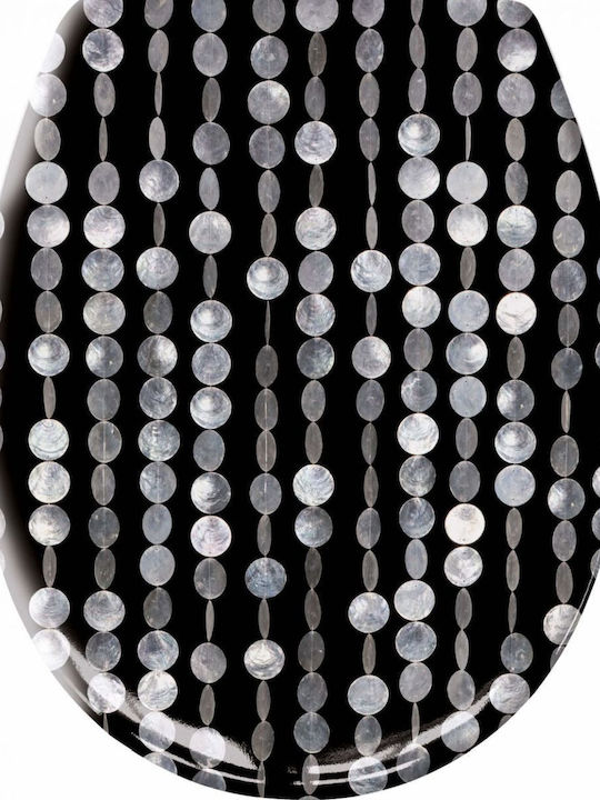 Kleine Wolke Plastic Toilet Seat Black 37cm