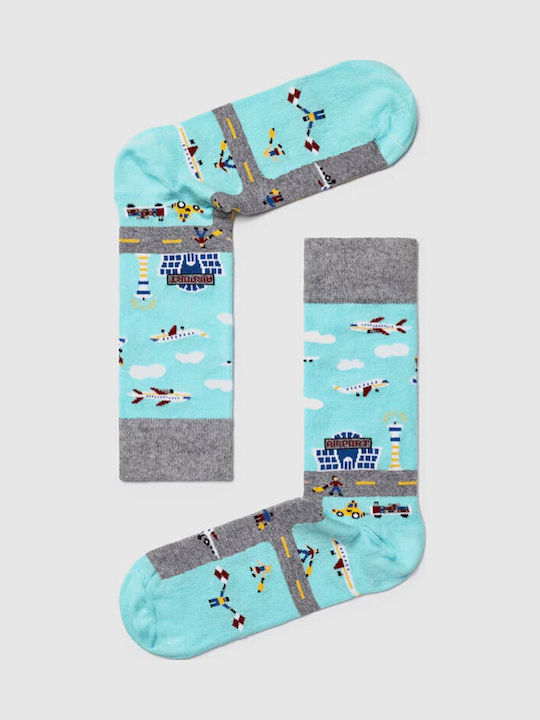 Besocks Herren Socken Turquoise 1Pack