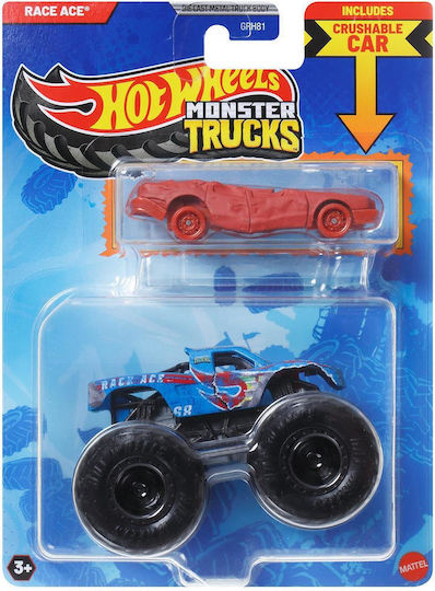 Hot Wheels Car Race Ace 1:64 Monster Truck For 3+ Years Old