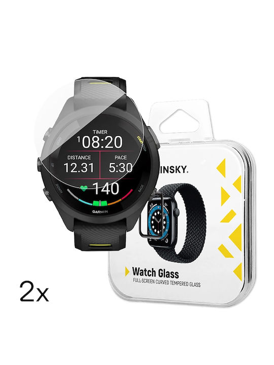 Wozinsky Full Glue Закалено стъкло за Garmin Forerunner 265s, Wozinsky 2бр