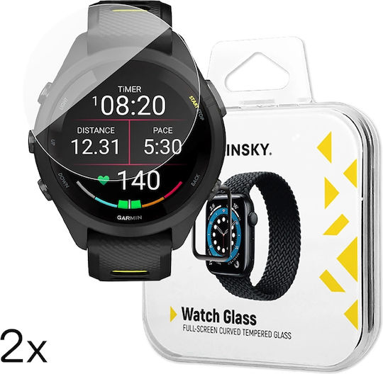 Wozinsky Full Glue Tempered Glass pentru Garmin Forerunner 265s, Wozinsky 2buc