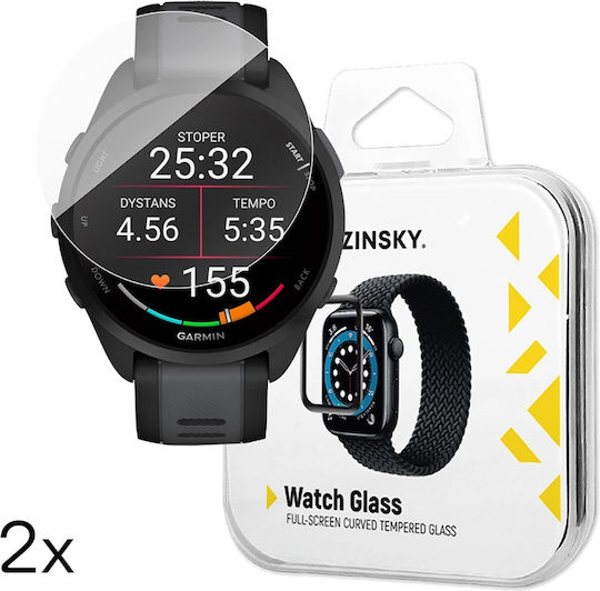 Wozinsky Full Glue Tempered Glass για το Garmin Forerunner 165, Wozinsky 2τμχ