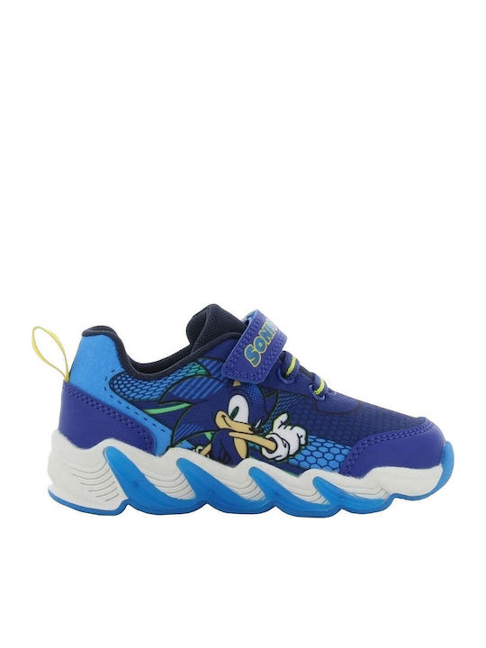 Sonic Kids Sneakers Anatomic with Scratch & Lights Blue