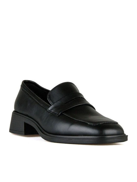 Μαύρα Loafer Σχέδιο Πάτο Καρέ