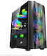 1STPLAYER X3-M-4F1 Gaming Midi Tower Κουτί Υπολ...