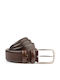 Herren Gürtel Leder Braun
