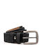 Men's Belt Leather Black