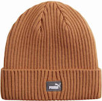 PUMA Beanie Unisex Beanie Knitted in Brown color