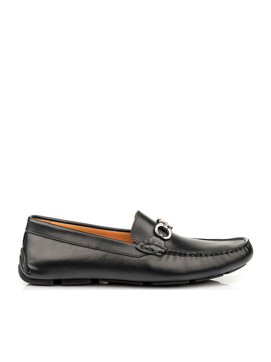 Men's Leather Loafers Black