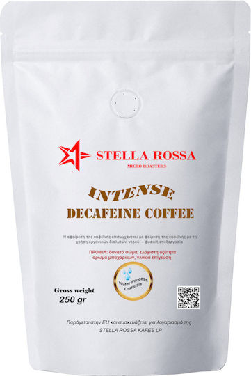Stella Rossa Micro Roasters Καφές Espresso Decaf Intense 250 Gr Κόκκοι Καφέ