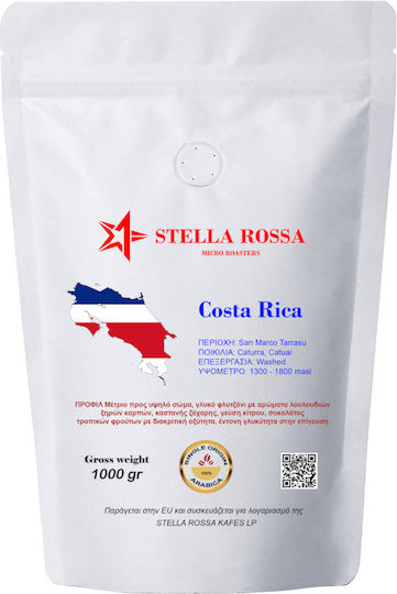 Stella Rossa Micro Roasters Espresso Coffee Single Origin Costa Rica Pastora Estate Tarrazu 1000 Gr Coffee Beans