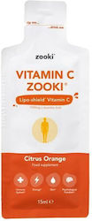 Zooki Vitamin C Βιταμίνη 1000mg Citrus Orange 14 x 15ml