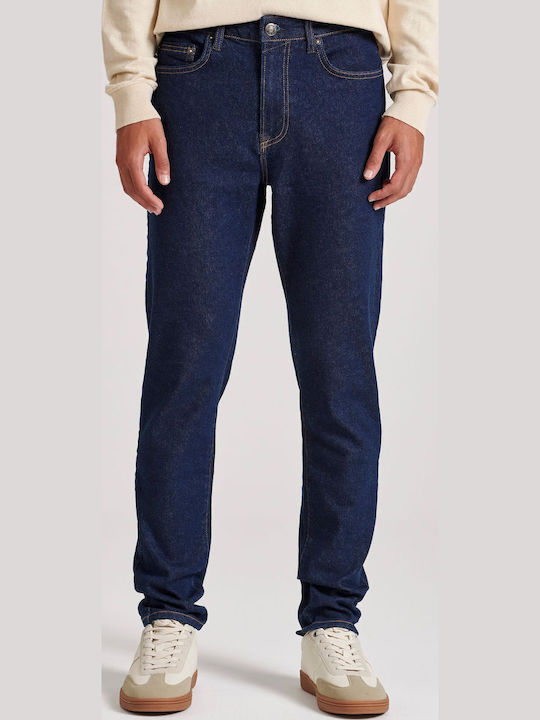 Ανδρικό Παντελόνι Τζιν Slim Tapered Fit Μπλε