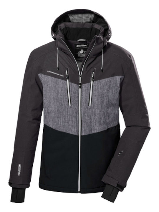 Killtec 38699-238 Männer Jacke aus für Ski & Snowboard Gray
