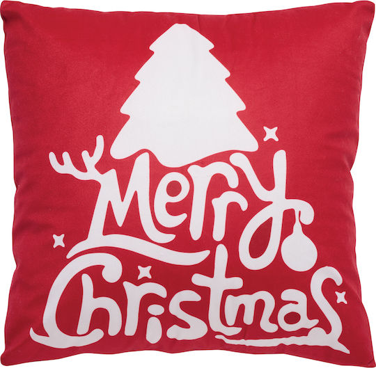 Das Home Christmas Decorative Pillow Square Red 45x45cm