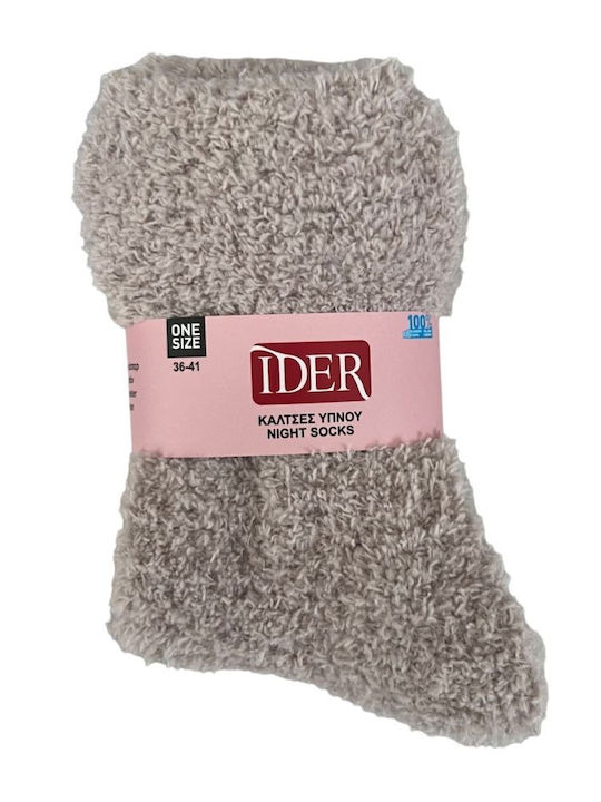 Damen Fleece Thermo Schlafsocken Einheitsgröße 36-41 Ider 2165 Spaghetti