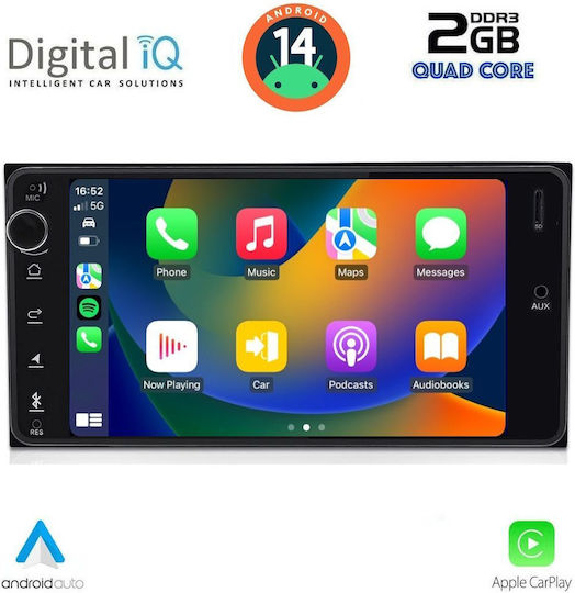 Digital IQ Ηχοσύστημα Αυτοκινήτου για Toyota Celica 1999-2009 (Bluetooth/USB/AUX/WiFi/GPS/Apple-Carplay/Android-Auto) με Οθόνη Αφής 7"